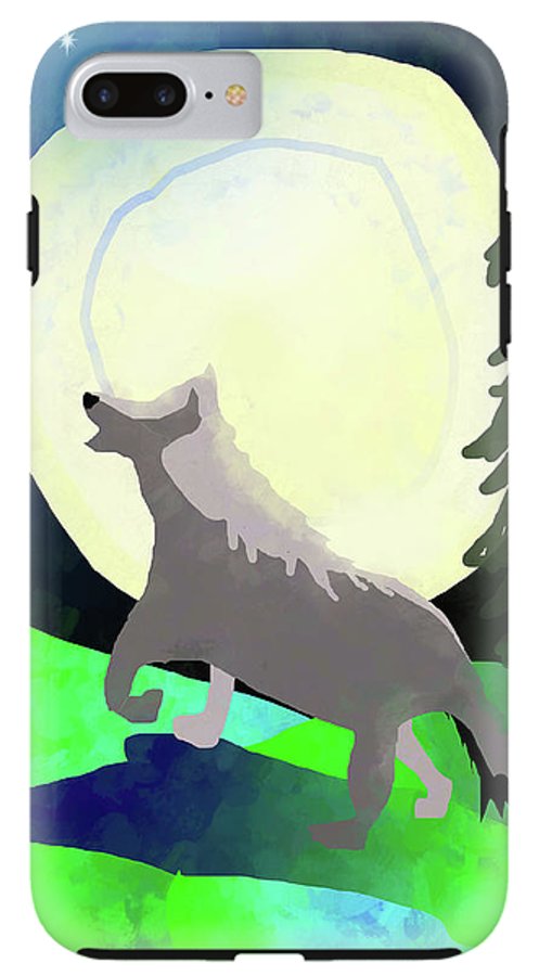 Wolf Moon #1 - Phone Case