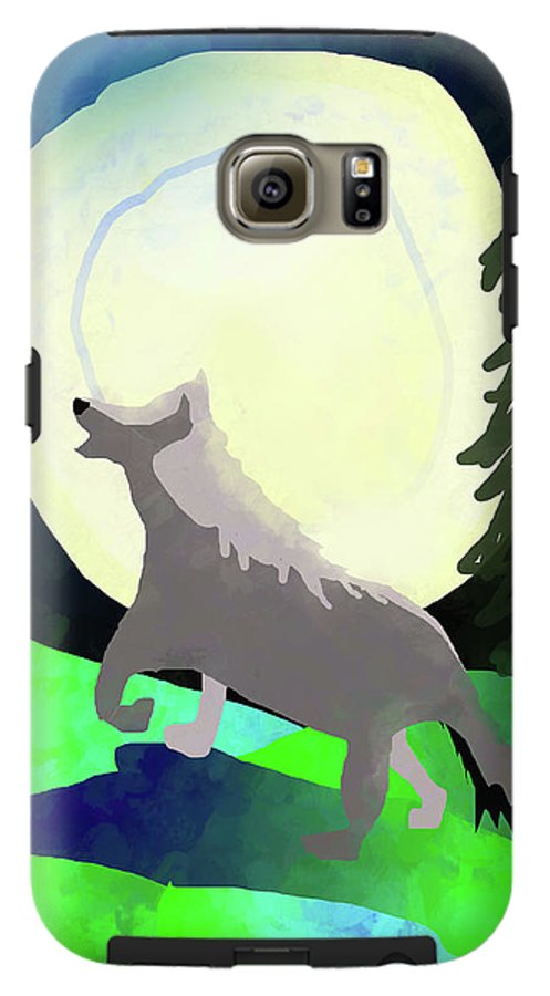 Wolf Moon #1 - Phone Case