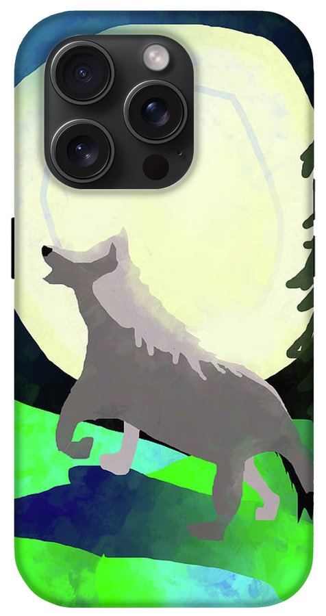 Wolf Moon #1 - Phone Case