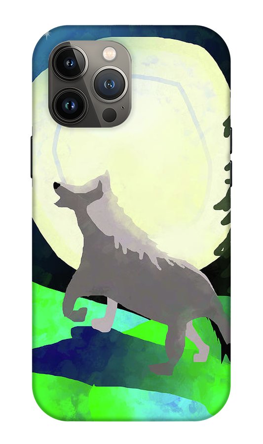 Wolf Moon #1 - Phone Case