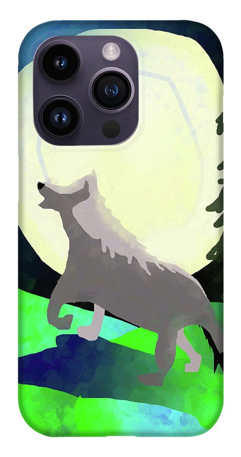 Wolf Moon #1 - Phone Case