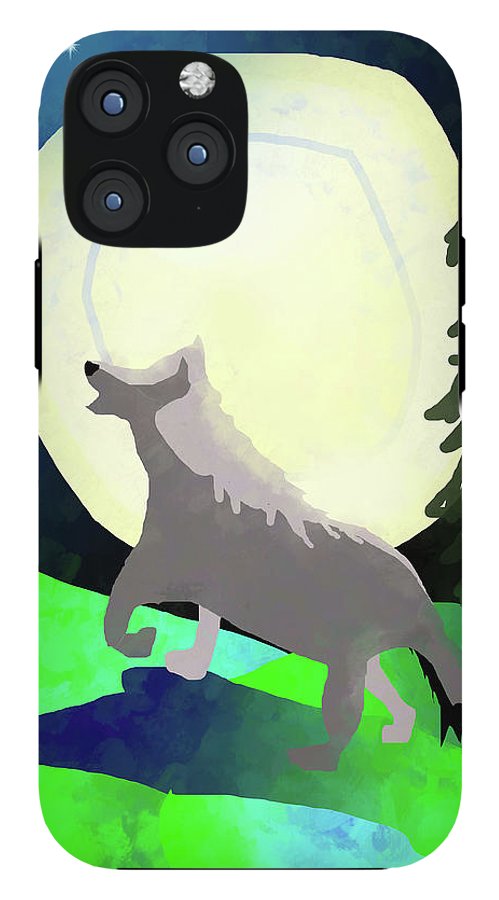 Wolf Moon #1 - Phone Case