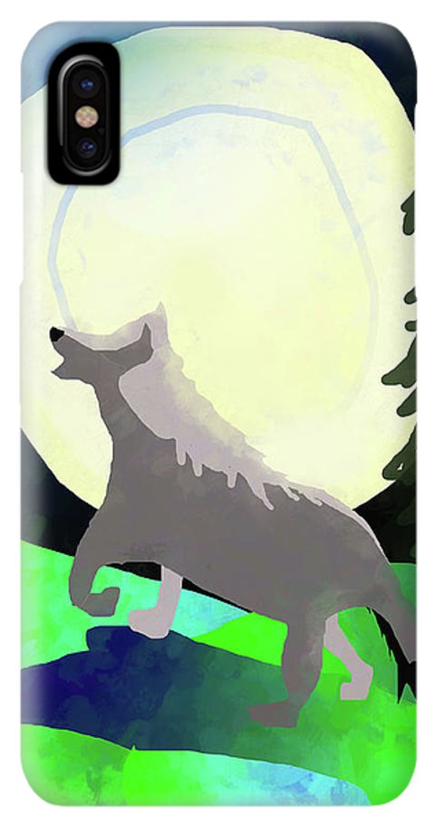 Wolf Moon #1 - Phone Case