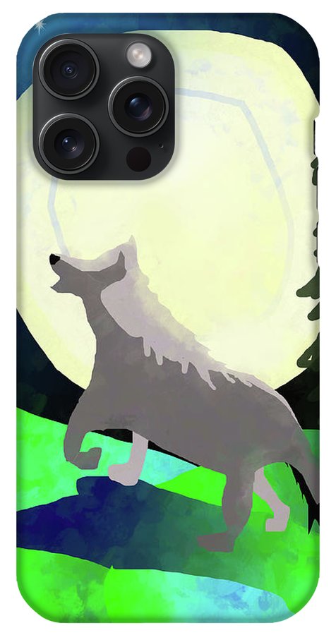 Wolf Moon #1 - Phone Case