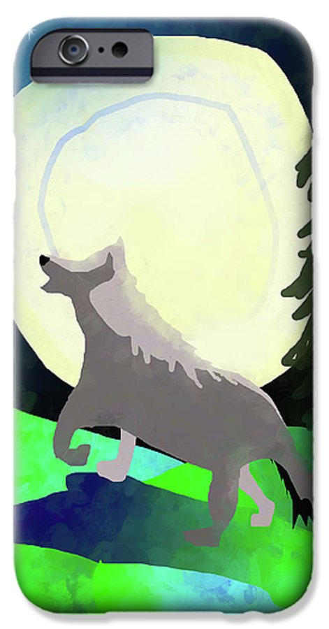 Wolf Moon #1 - Phone Case