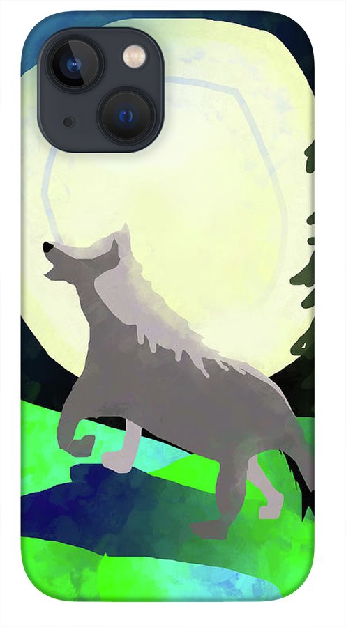 Wolf Moon #1 - Phone Case