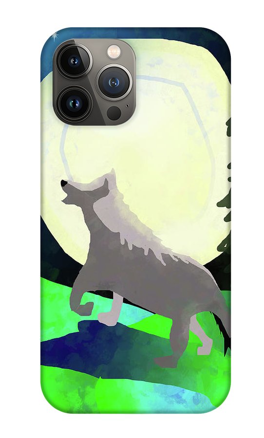 Wolf Moon #1 - Phone Case