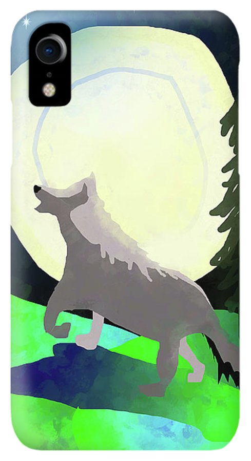 Wolf Moon #1 - Phone Case