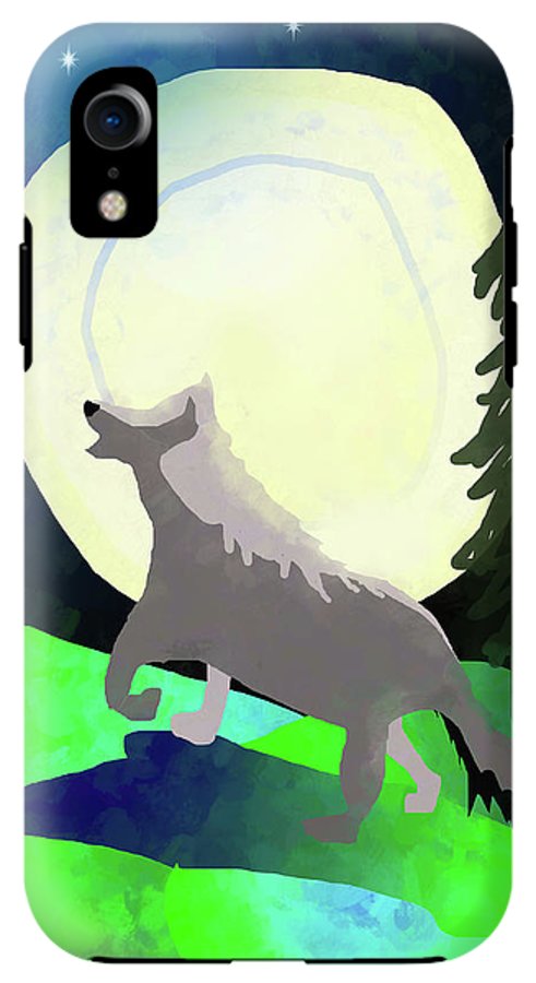 Wolf Moon #1 - Phone Case