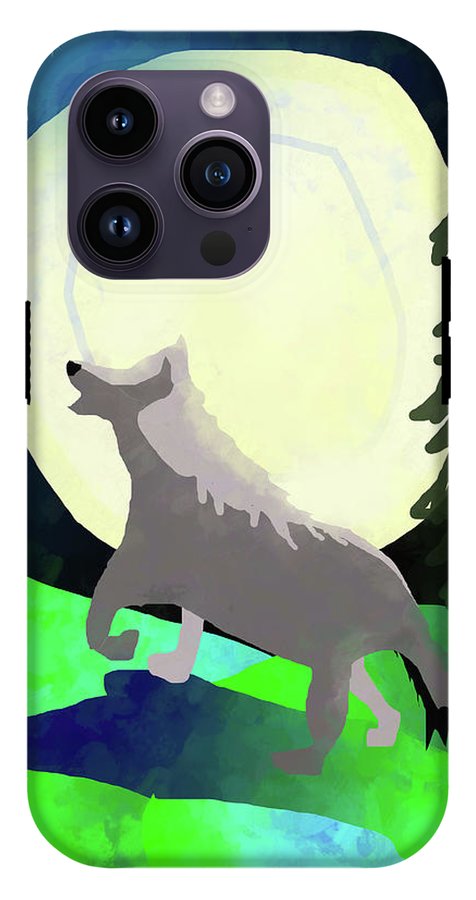 Wolf Moon #1 - Phone Case