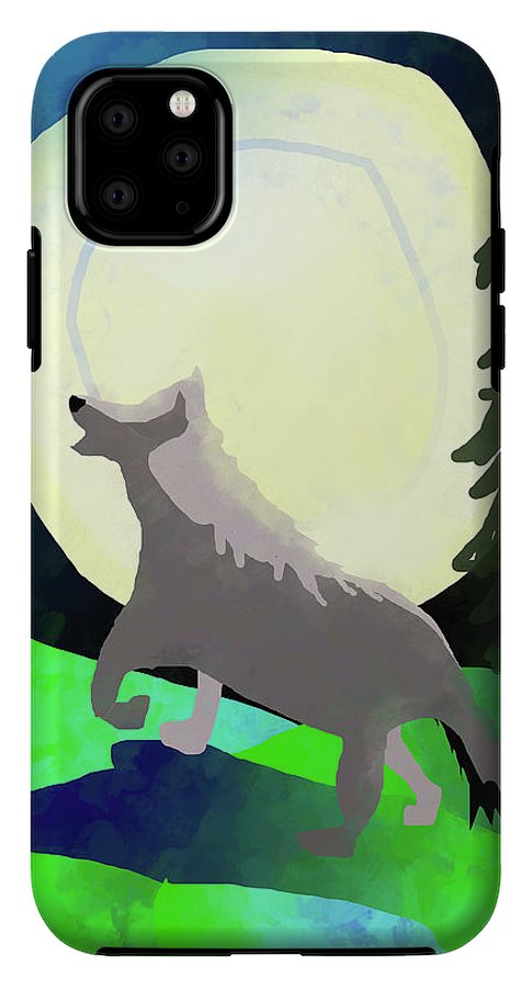 Wolf Moon #1 - Phone Case