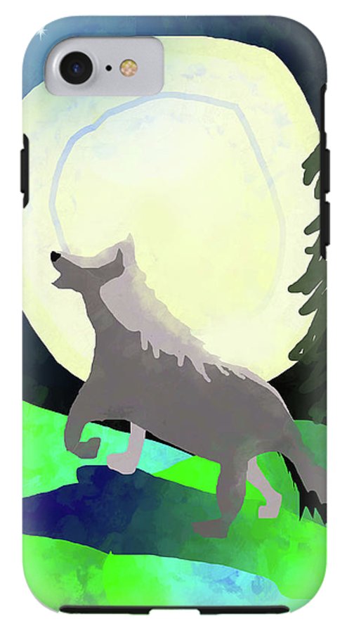 Wolf Moon #1 - Phone Case