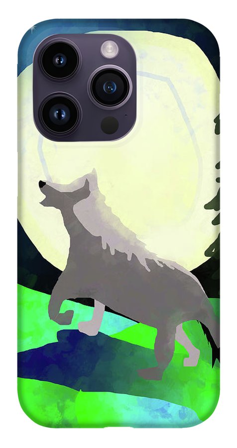 Wolf Moon #1 - Phone Case