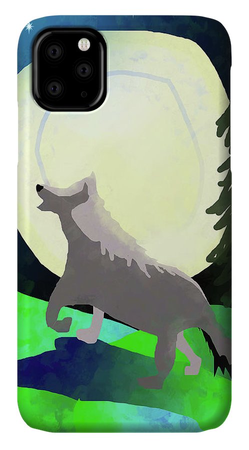 Wolf Moon #1 - Phone Case