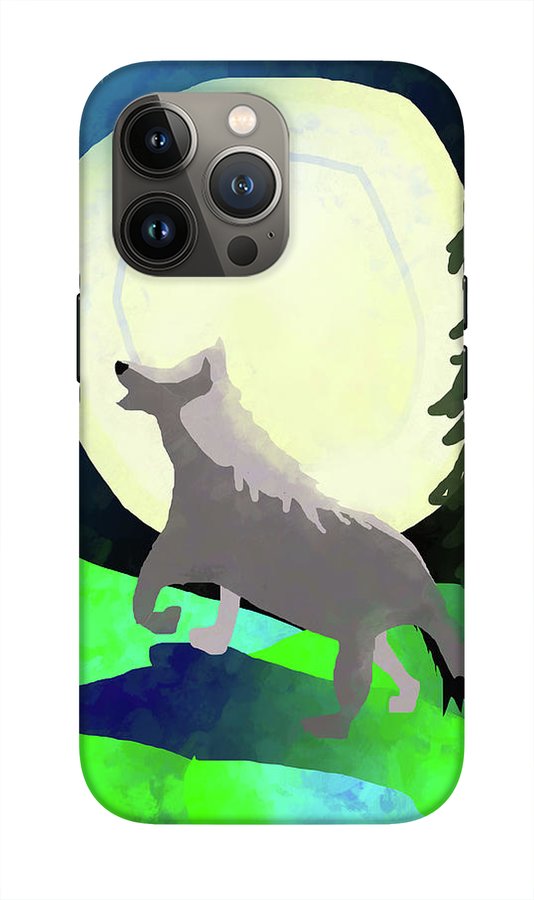 Wolf Moon #1 - Phone Case