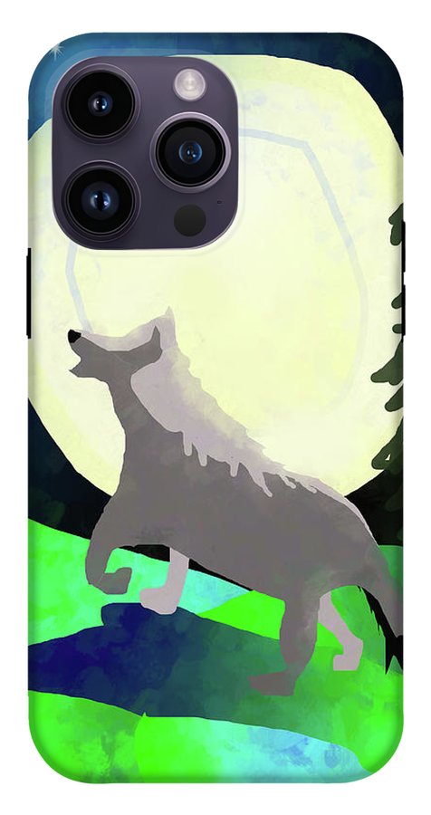 Wolf Moon #1 - Phone Case