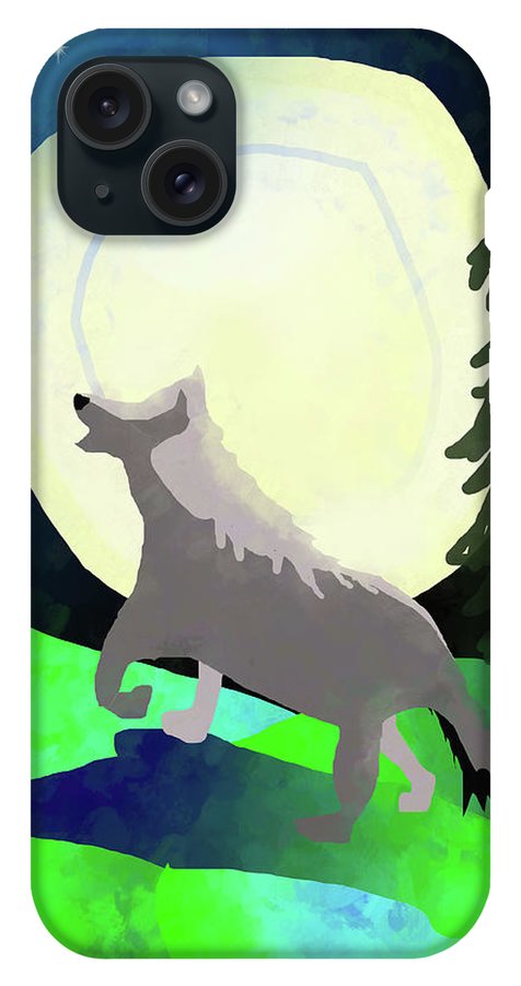 Wolf Moon #1 - Phone Case