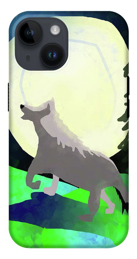 Wolf Moon #1 - Phone Case