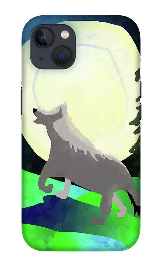 Wolf Moon #1 - Phone Case