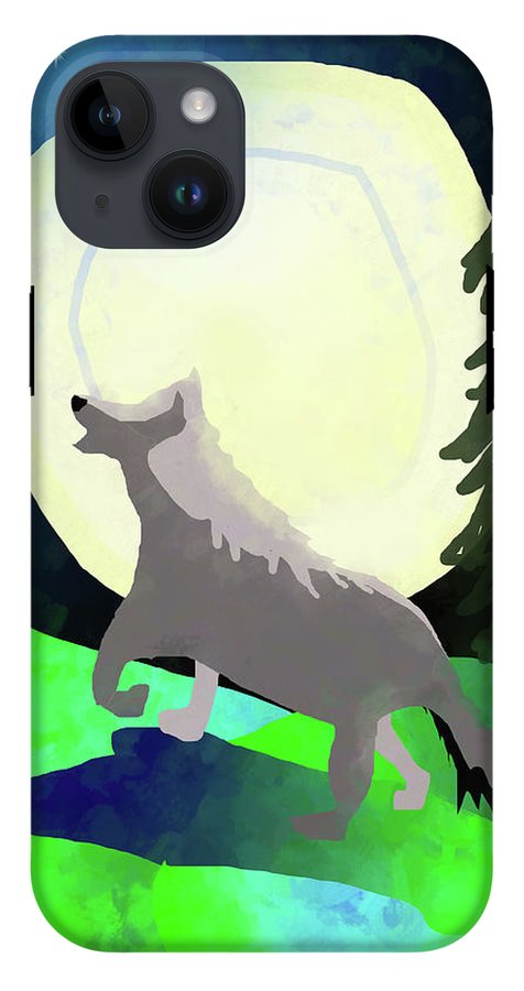 Wolf Moon #1 - Phone Case