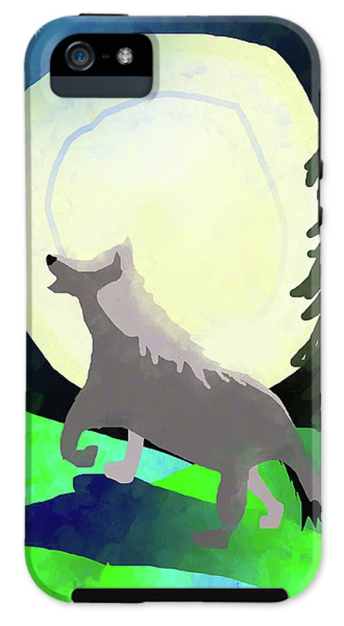 Wolf Moon #1 - Phone Case