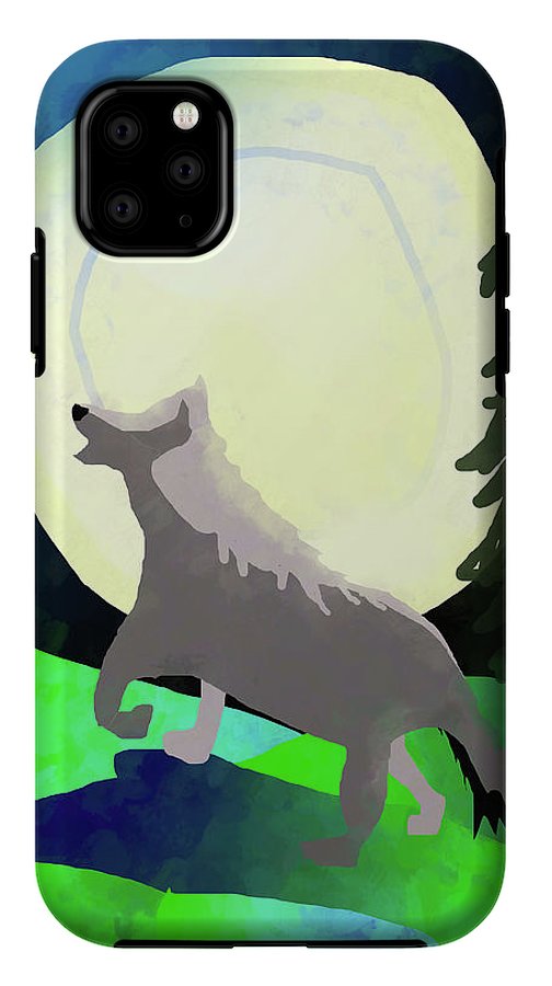 Wolf Moon #1 - Phone Case