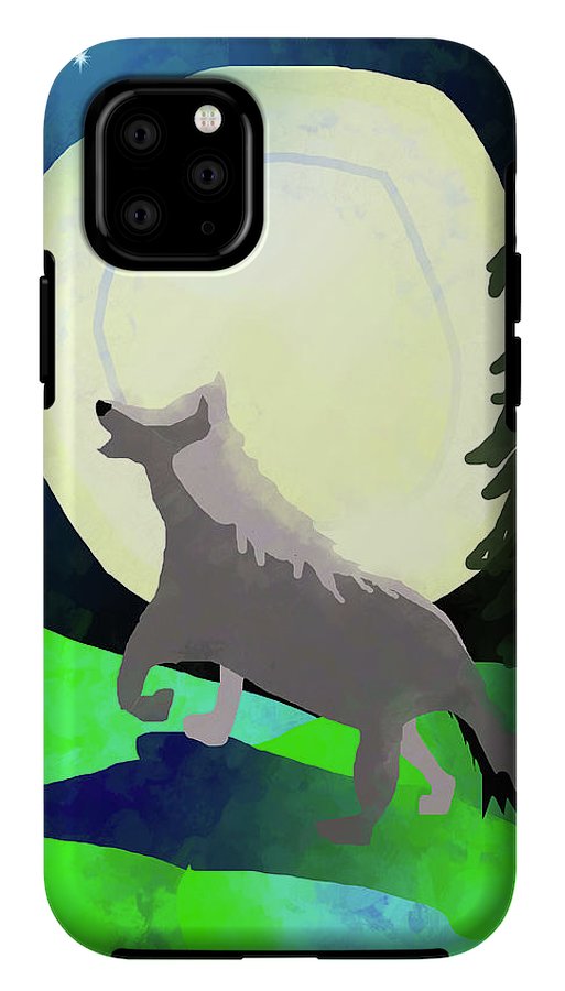 Wolf Moon #1 - Phone Case