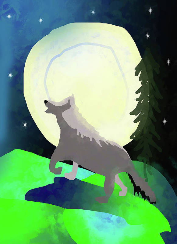 Wolf Moon - Art Print