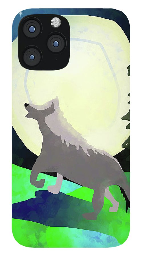 Wolf Moon #1 - Phone Case