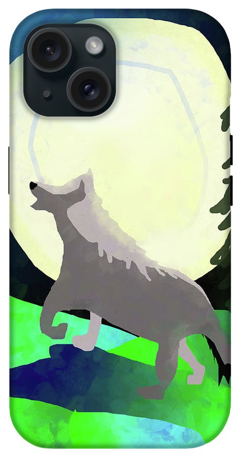 Wolf Moon #1 - Phone Case