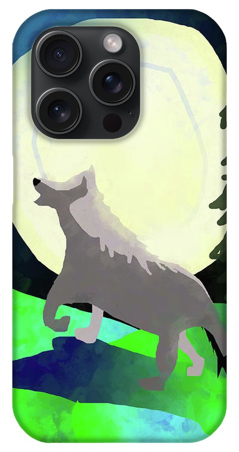 Wolf Moon #1 - Phone Case