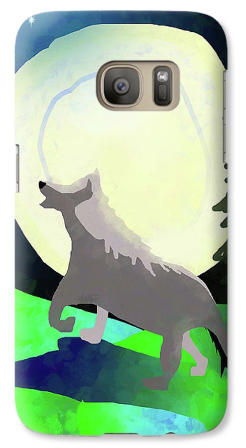 Wolf Moon #1 - Phone Case