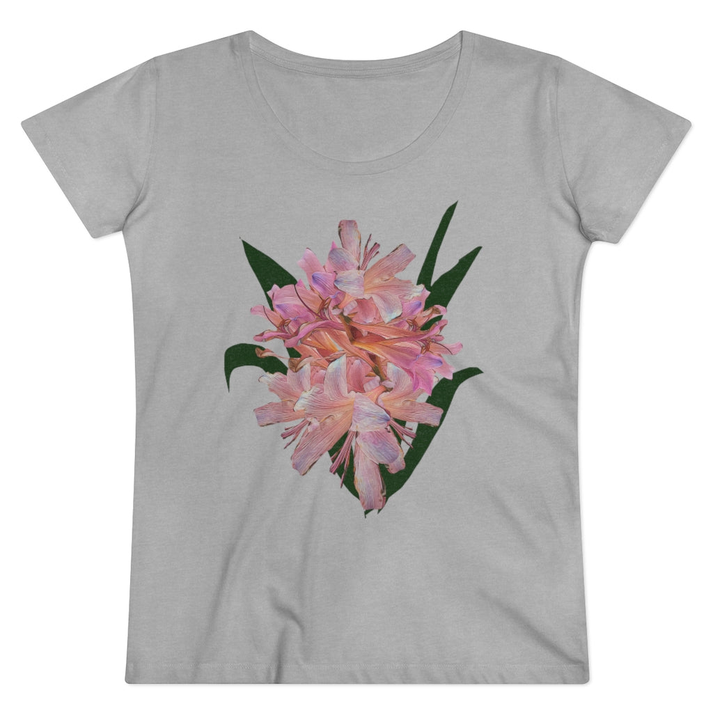 Pink Amaryllis Organic Women's Lover T-shirt