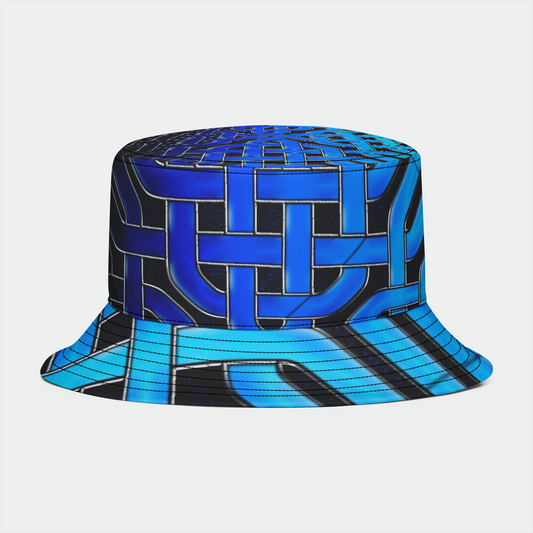 Blue Glass Celtic Knot Bucket Hat