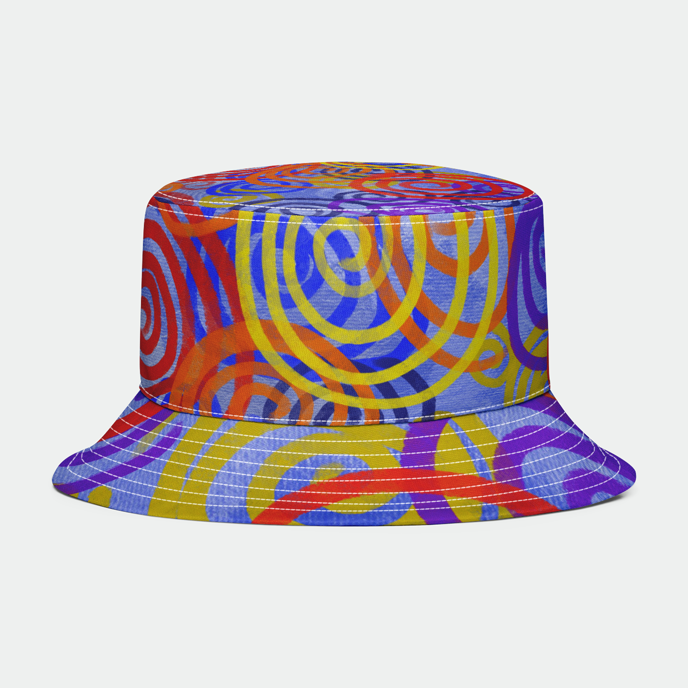 Colorful Spirals Bucket Hat