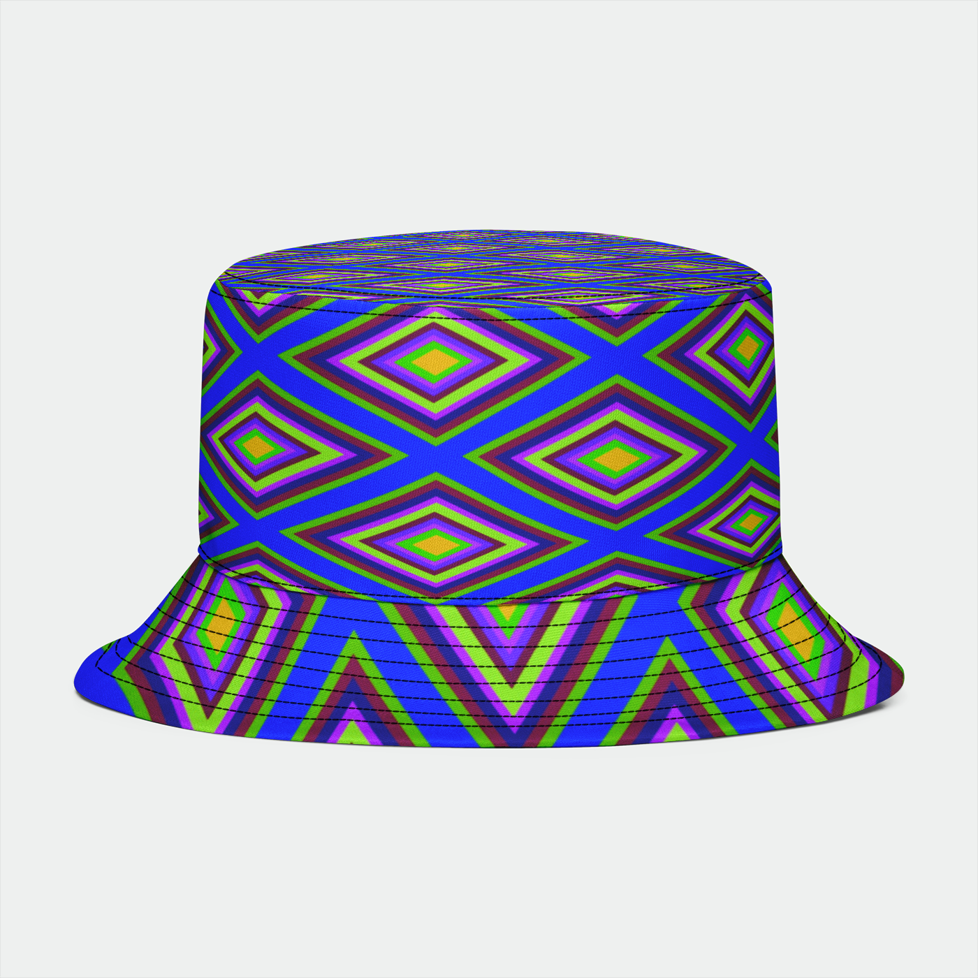 Colorful Diamonds Variation 4 Bucket Hat