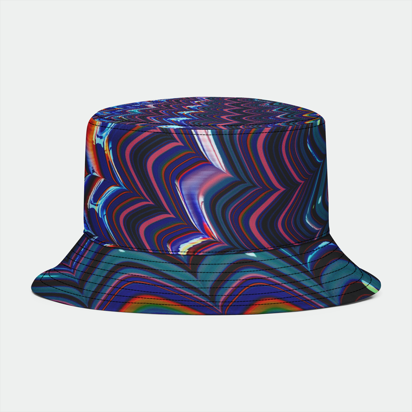 Triangle Stripes Bucket Hat