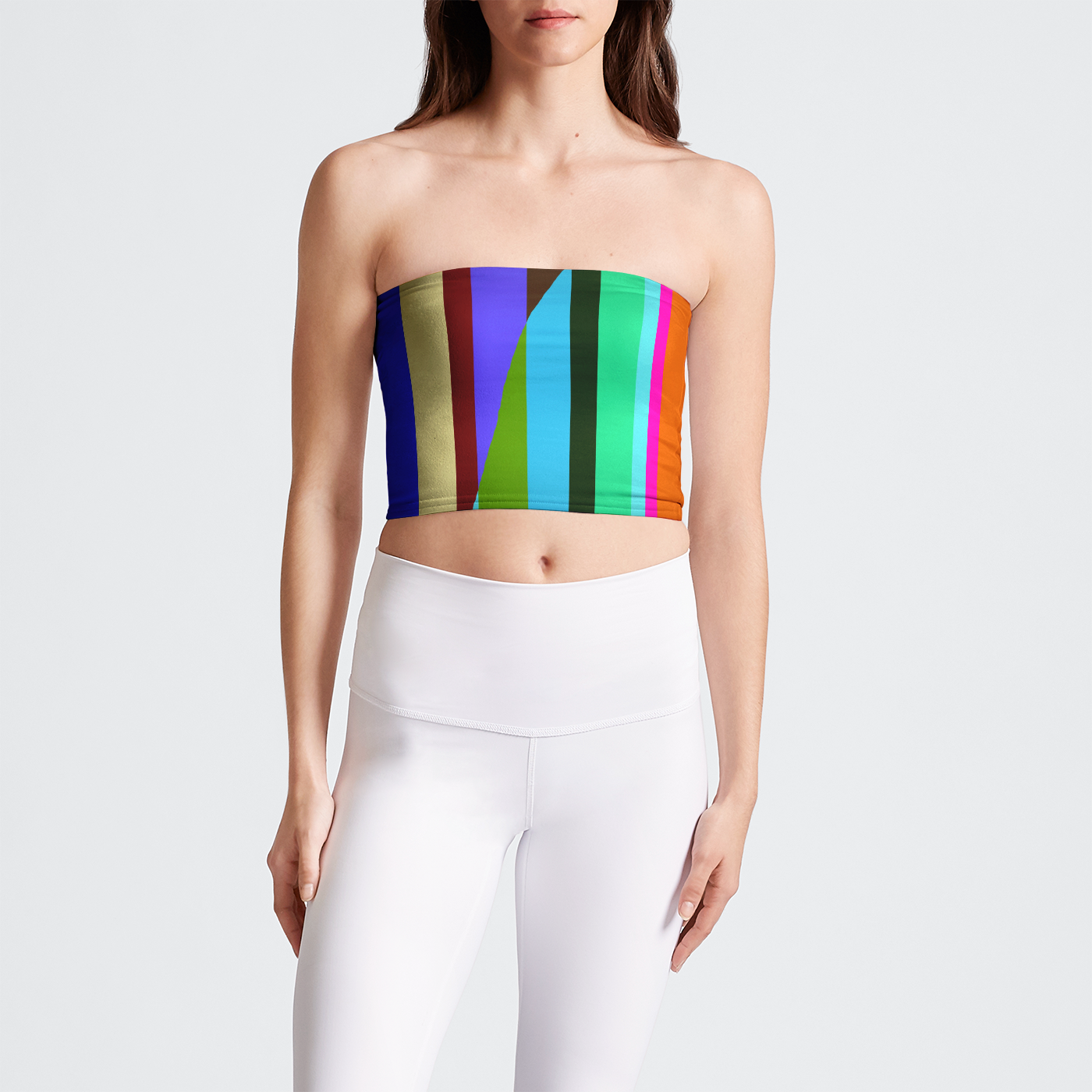 Stripes Interrupted Tube Top