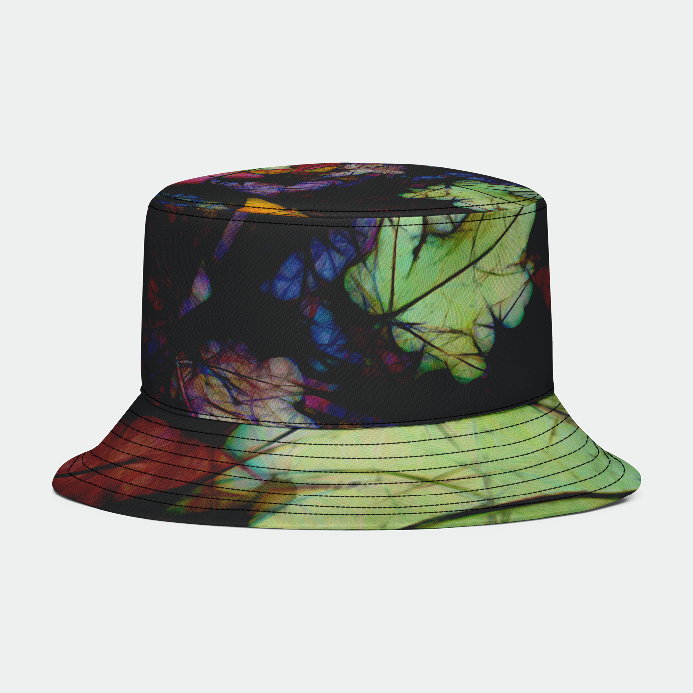 Fall Leaves Abstract Bucket Hat