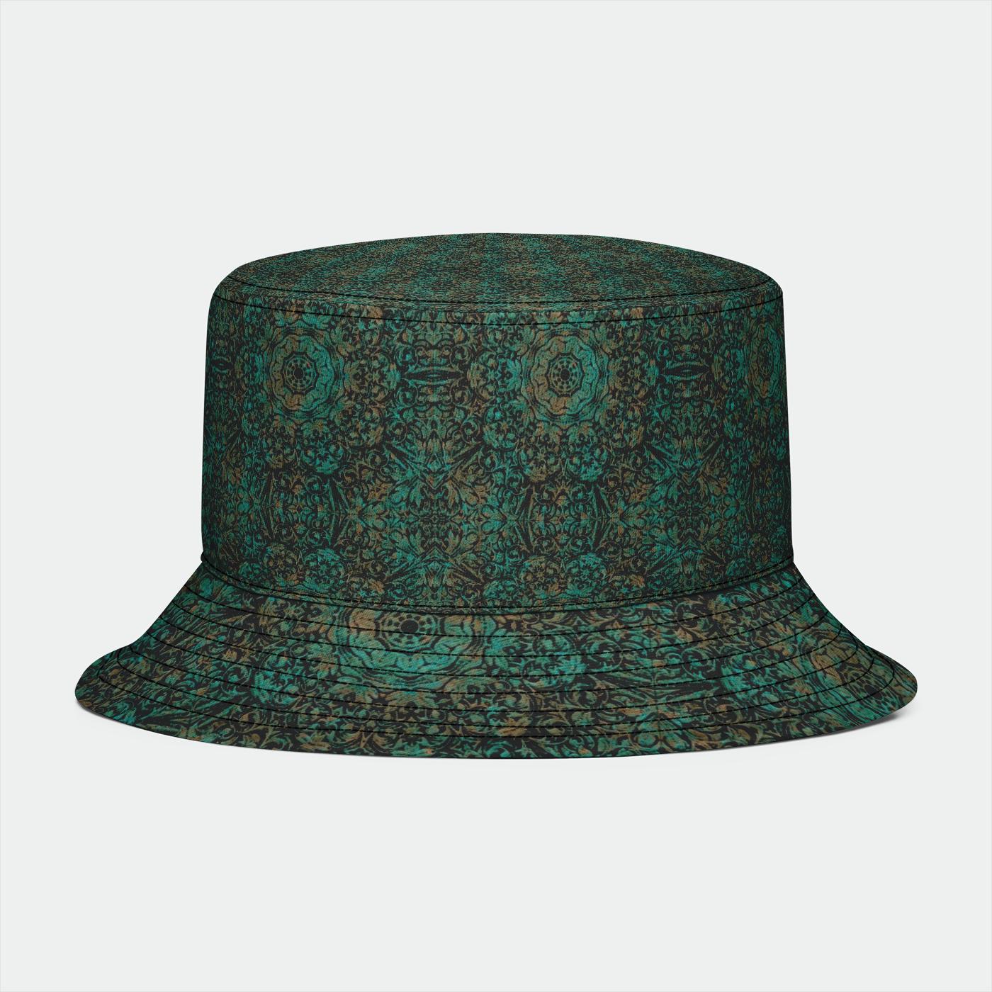 Copper Patina Pattern  Bucket Hat