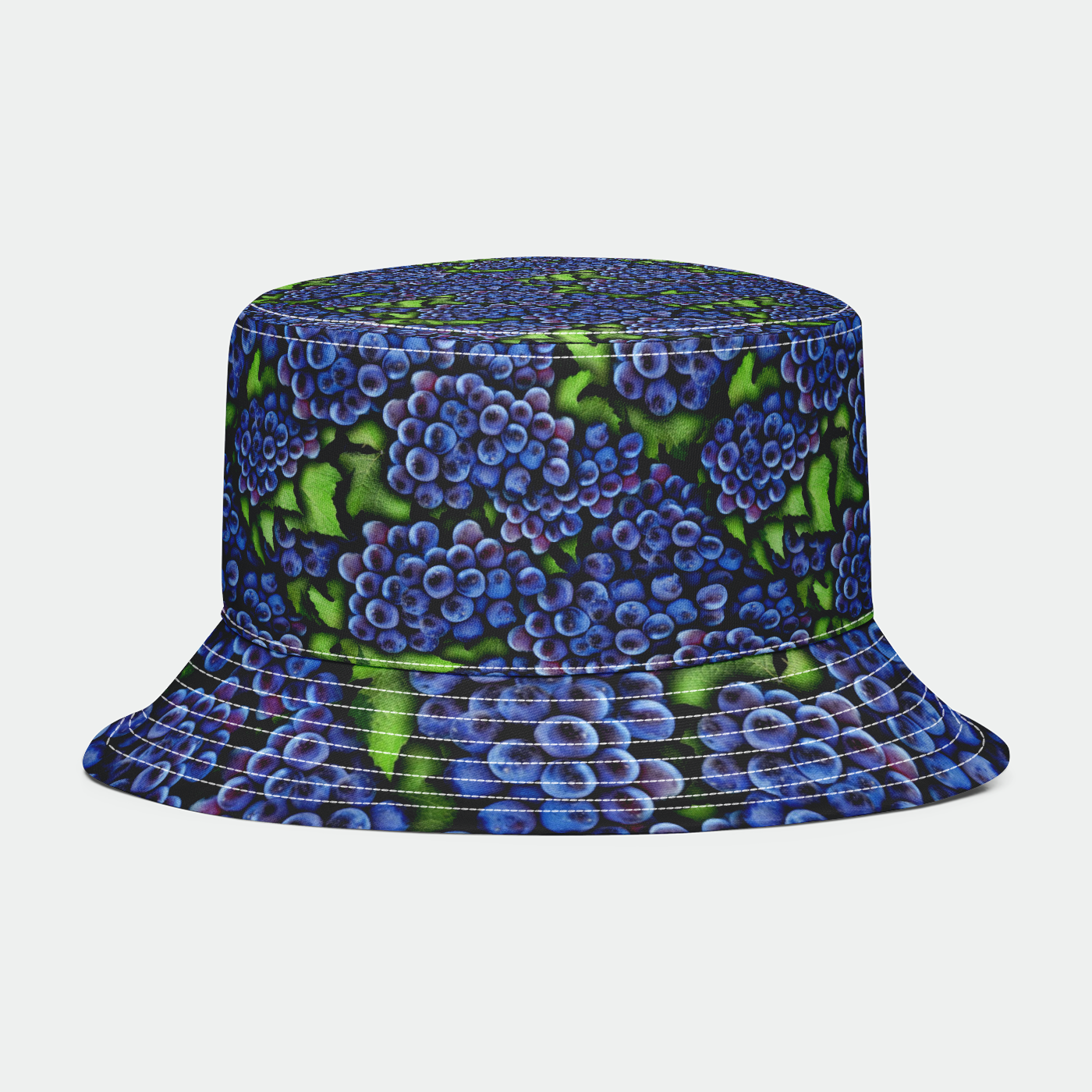 Grapes Pattern Bucket Hat