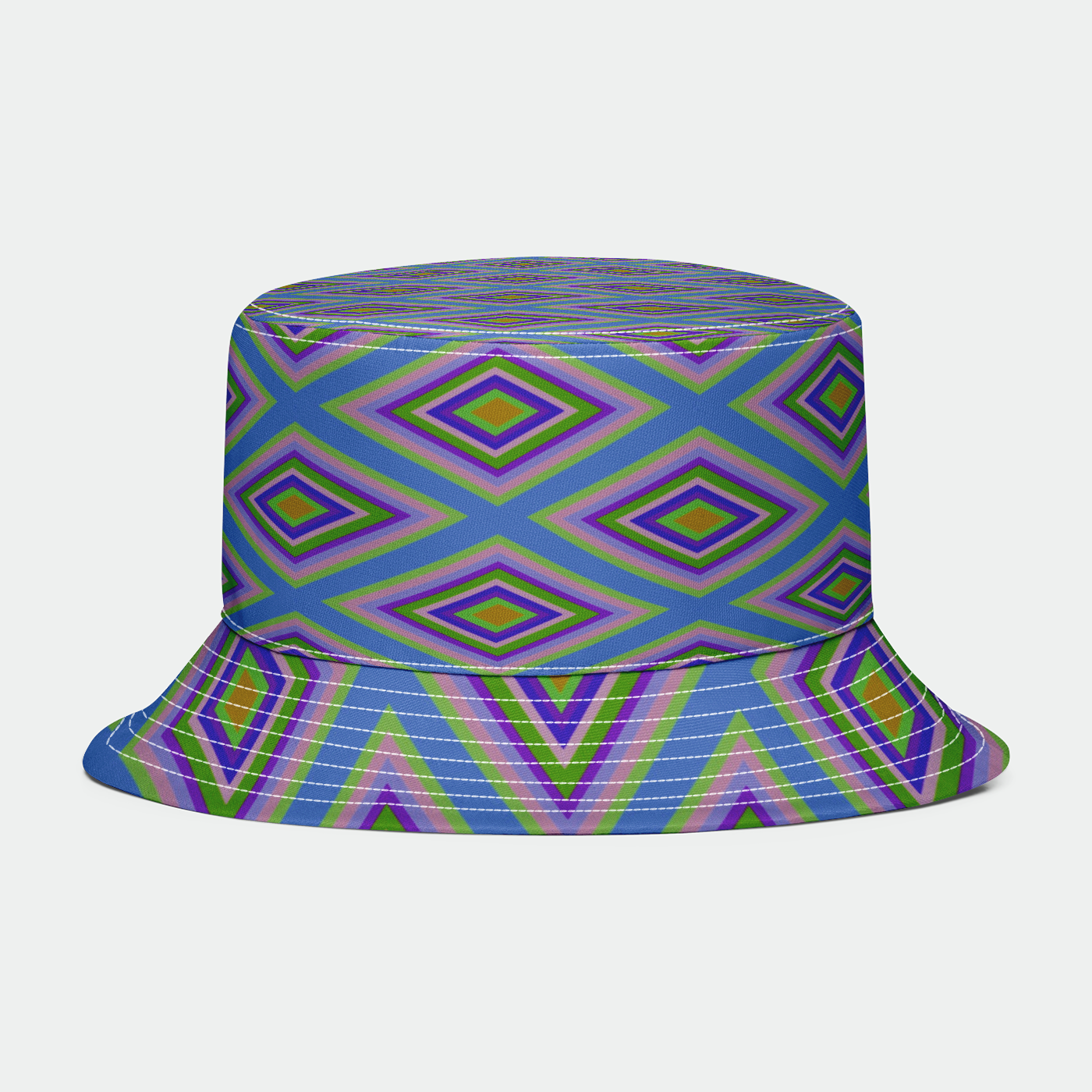 Colorful diamonds Variation 2 Bucket Hat