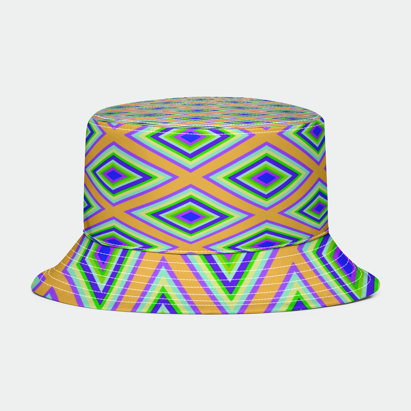 Colorful diamonds Variation 1 Bucket Hat