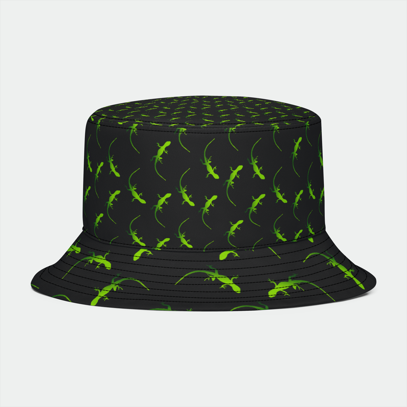 Geckos Pattern Bucket Hat