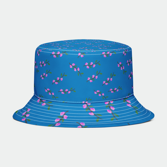 Pink flower Branch Bucket Hat