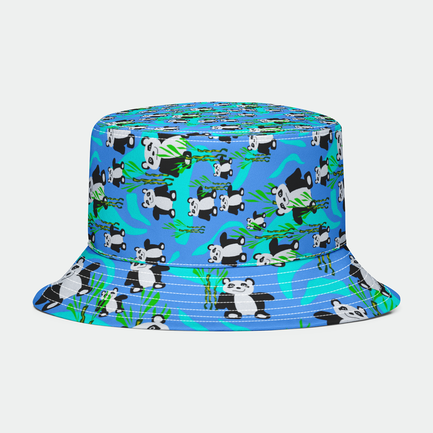 Panda Bears Pattern Bucket Hat