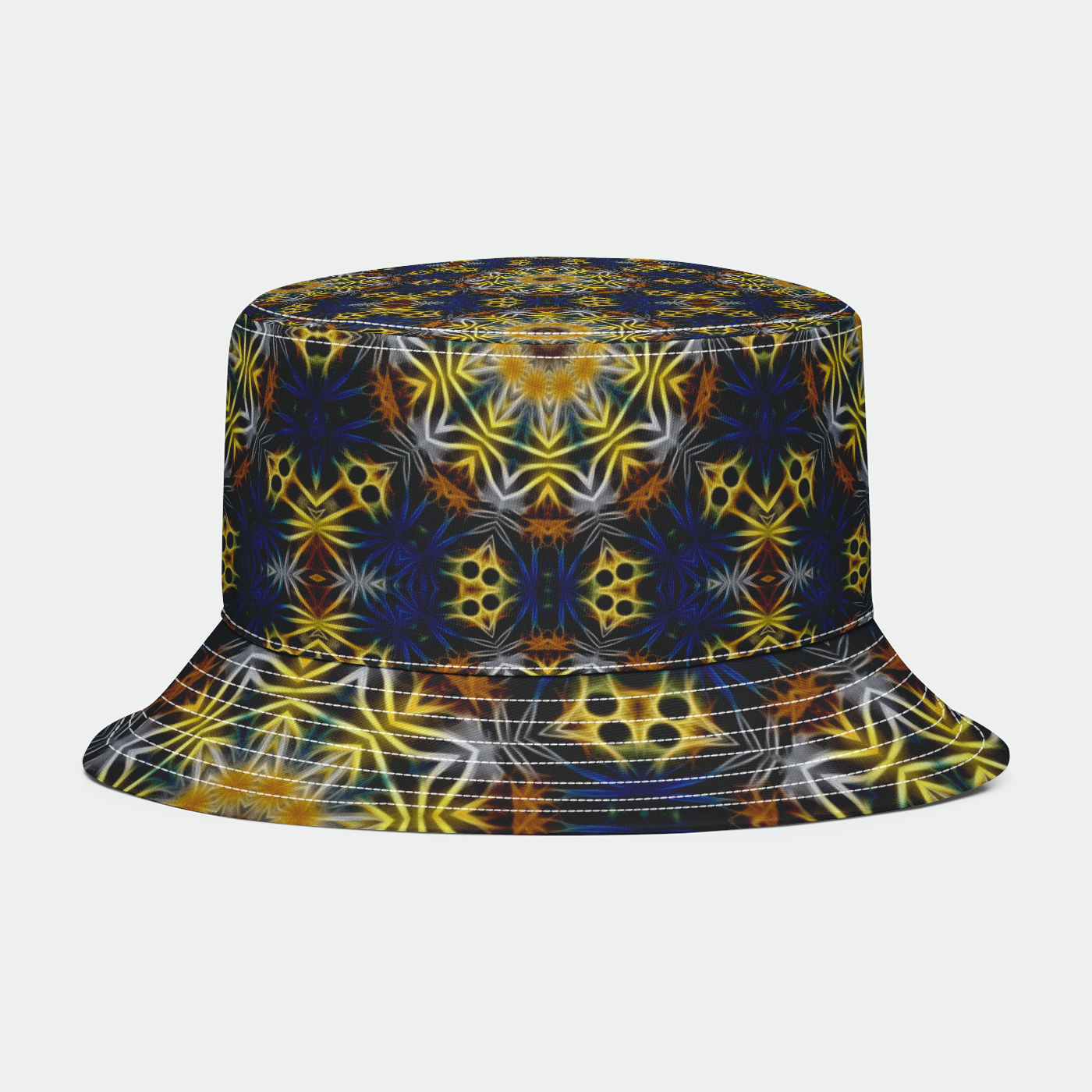 Daisies Kaleidoscope  Bucket Hat