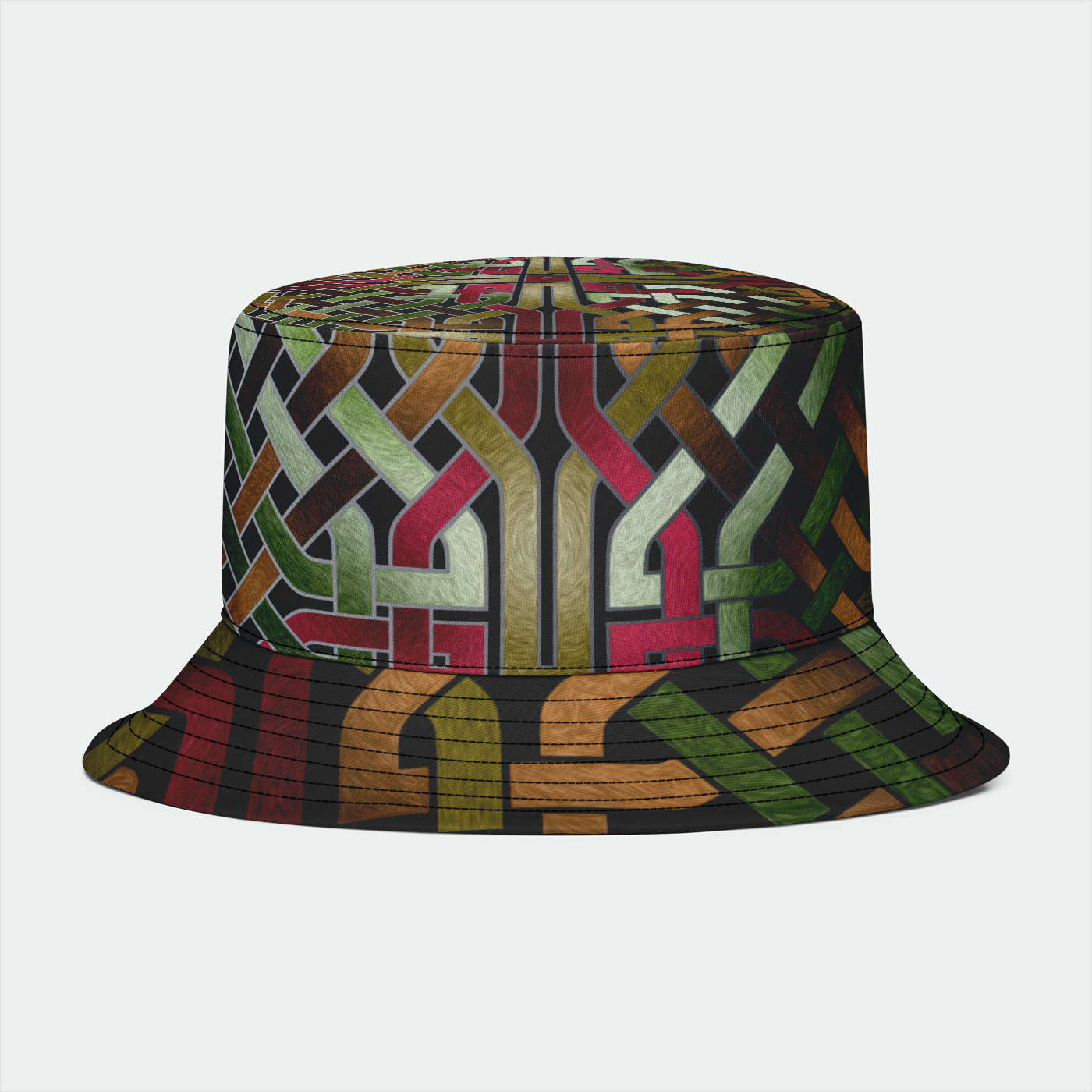 Earthtone Celtic Knot Bucket Hat