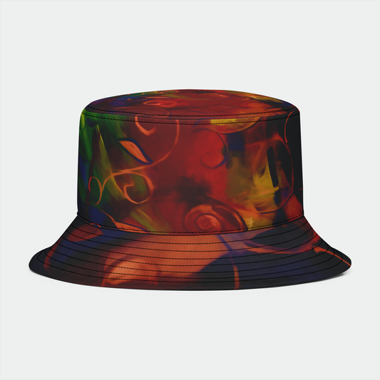 Fall Winds Abstract Bucket Hat