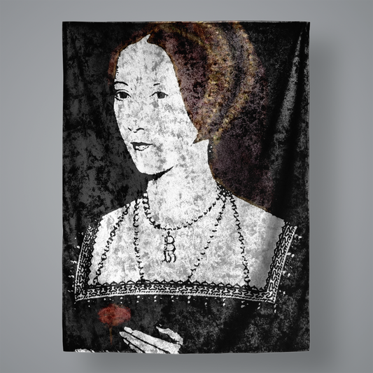 Anne Boleyn Large Velvet Wall Tapestry
